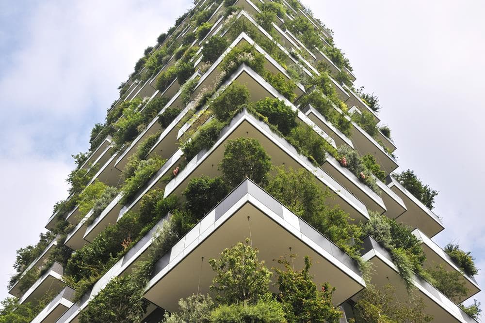 Bosco Verticale, Milan, Italy. Photo: 