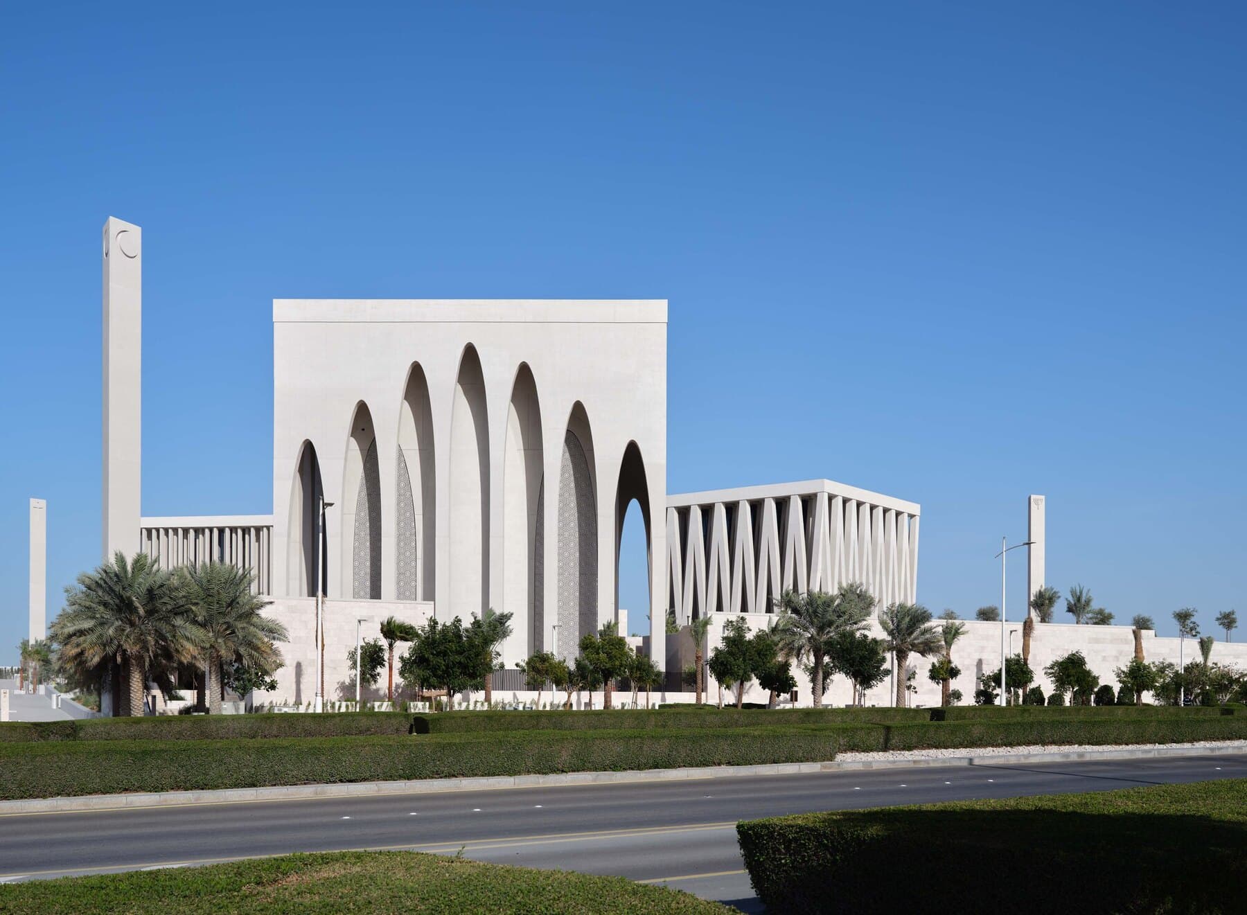 Abrahamic Family House, Abu Dhabi, United Arab Emirates. 2021–2030. Photo: