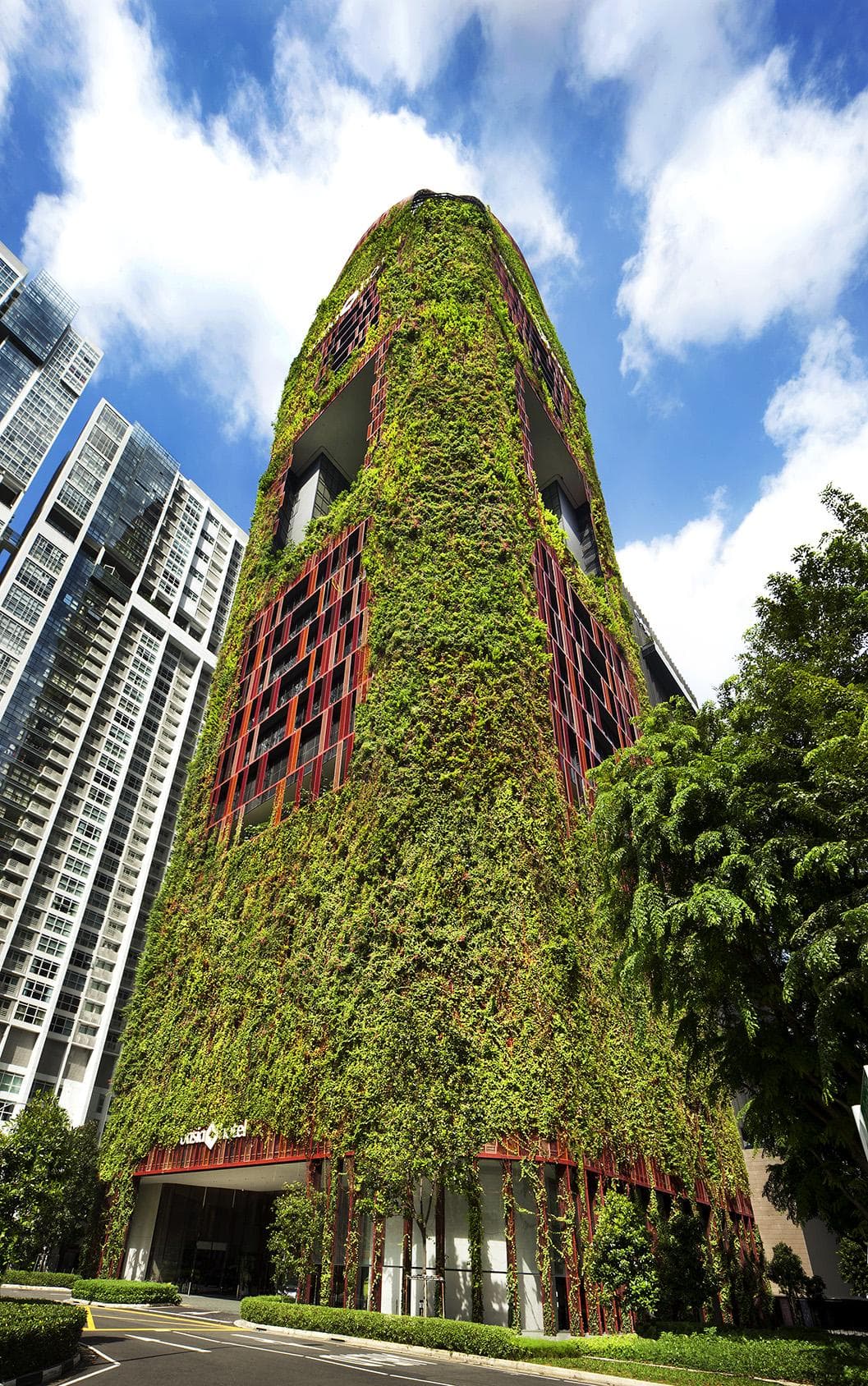 Oasia Hotel Downtown, Singapore, Singapore. 2011–2020. Photo: WOHA Architects