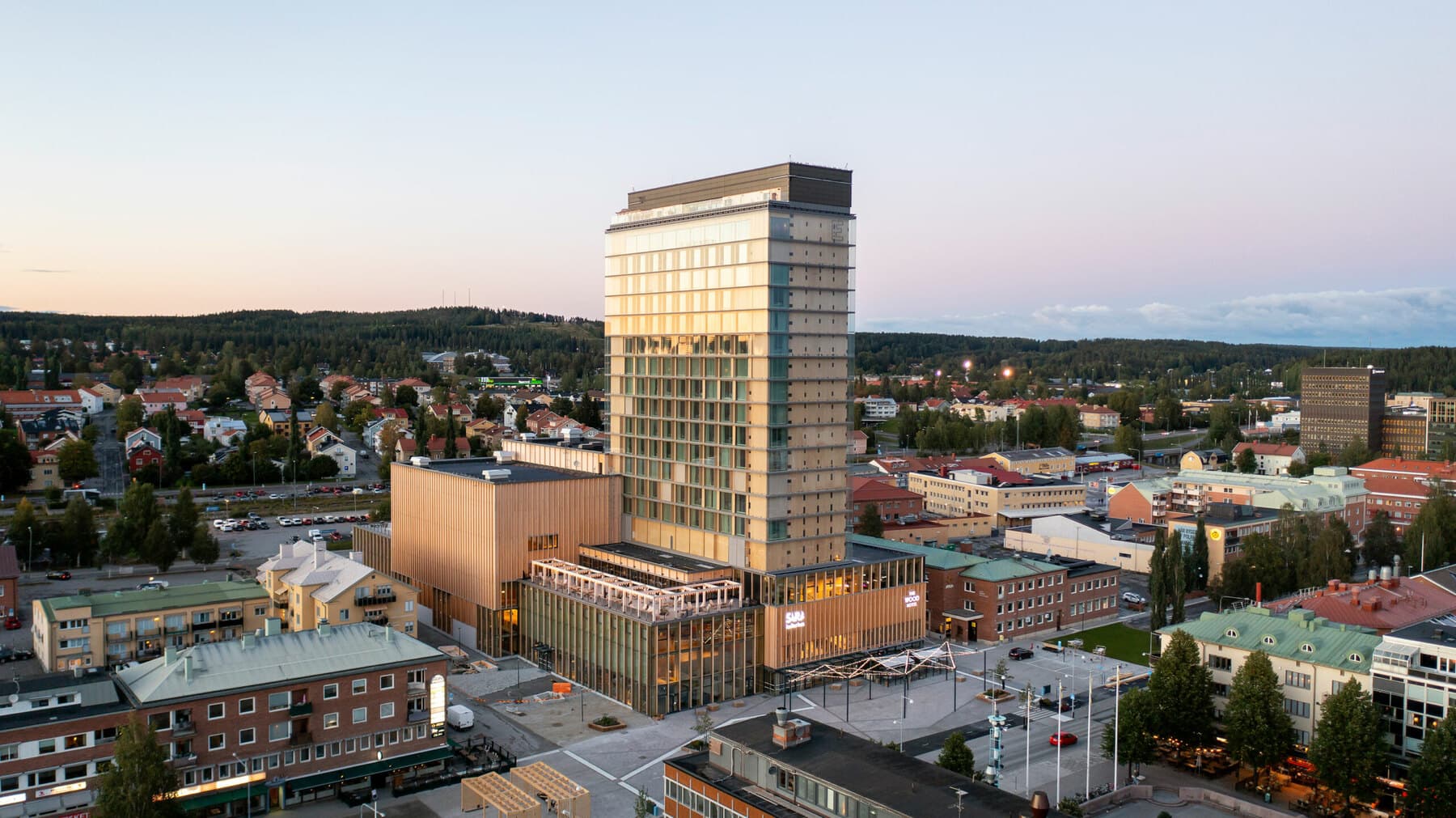Sara Cultural Centre, Skellefteå, Sweden. Photo: