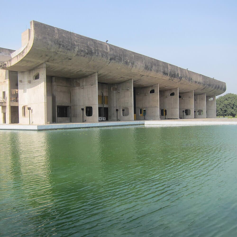 Palace of Assembly, Chandigarh, India. 1961–1970. Photo: Fondation Le Corbusier / credited archive