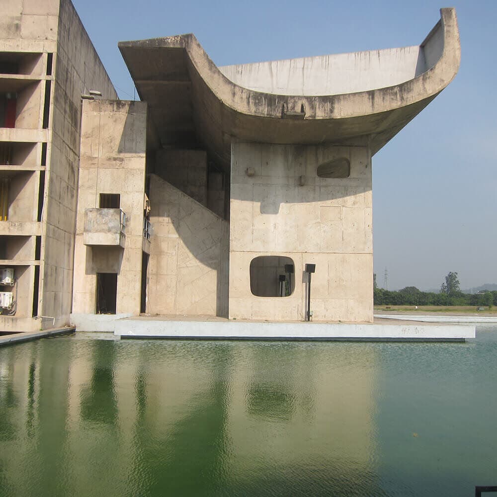 Palace of Assembly, Chandigarh, India. 1961–1970. Photo: Fondation Le Corbusier / credited archive