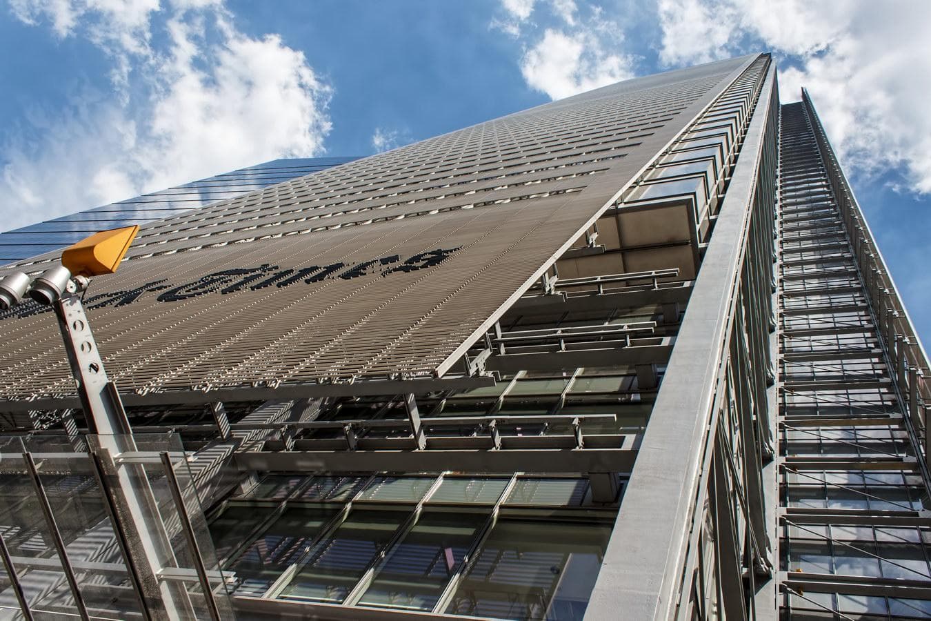 The New York Times Building, New York, United States. 2001–2010. Photo: