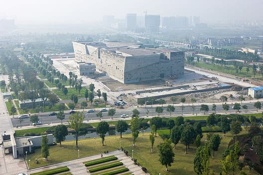 Ningbo Historic Museum, Ningbo, China. 2001–2010. Photo: Archdaily