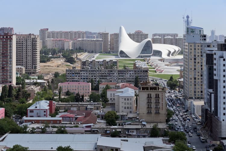 Heydar Aliyev Center, Baku, Azerbaijan. 2011–2020. Photo: Iwan Baan