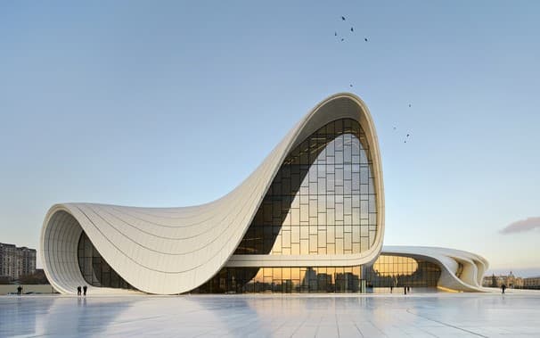 Heydar Aliyev Center, Baku, Azerbaijan. 2011–2020. Photo: Hufton + Crow