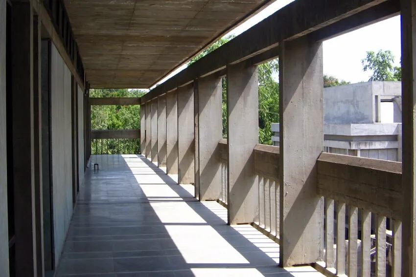 The Institute of Indology, Ahmedabad, India. 1961–1970. Photo: Vastu Shilpa Foundation